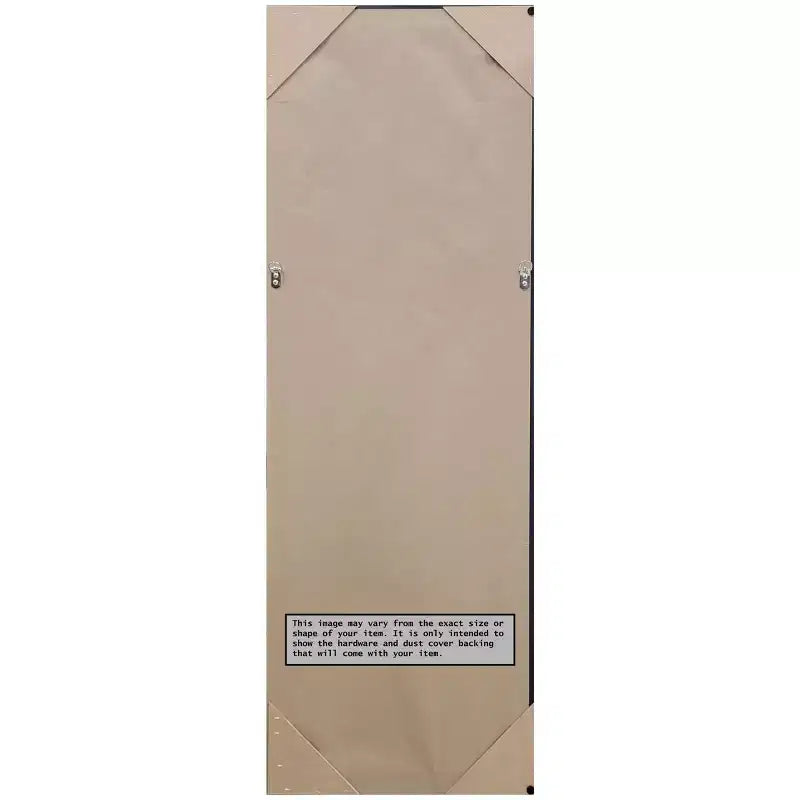 Specchio da porta/parete intero ornato color argento per 1 persona