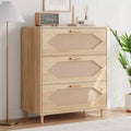 Cassettiera a 3 cassetti in rattan naturale – 1 persona