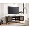 Probe Hues Boho TV Stand for TVs up to 70, Entertainment Center with Storage