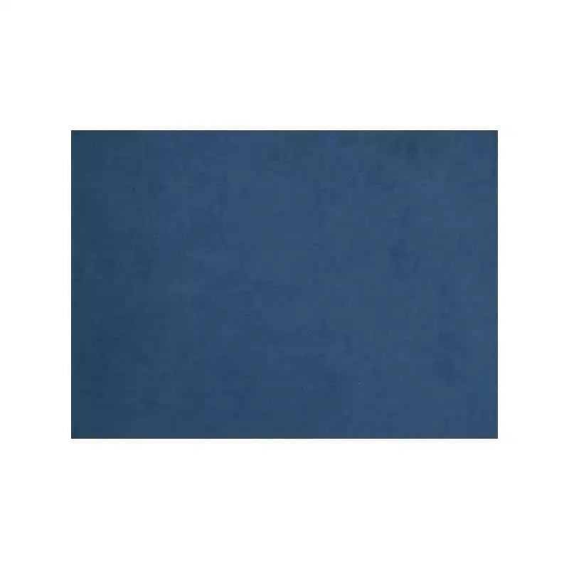 Pouf modulare quadrato in velluto nero/blu notte, pezzo singolo