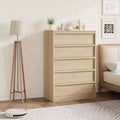 Dresser with 5 Drawer for Bedroom, Tall Dresser with Large Drawers Storage, Dresser Organizer for Living Room, Nursery, Entryway