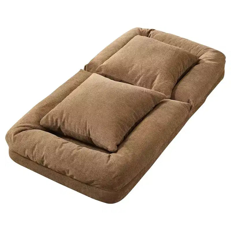 Divano a pavimento regolabile in 5 posizioni Grigio/Beige/Nero/Marrone per un massimo di 5 persone