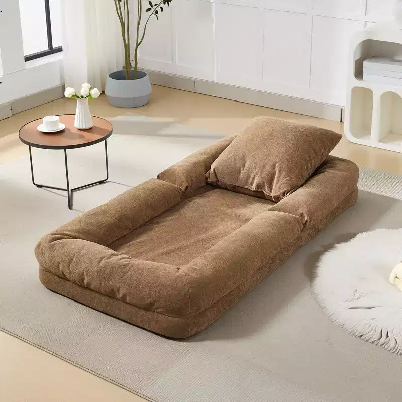 Divano a pavimento regolabile in 5 posizioni Grigio/Beige/Nero/Marrone per un massimo di 5 persone