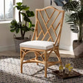 Sonia Rattan Chair Natural/White - bali & pari