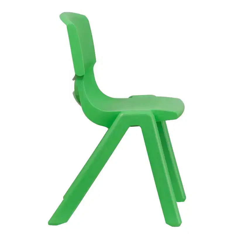 Sedia impilabile in plastica blu/verde/rossa per la scuola, set da 4, età 3-9 anni
