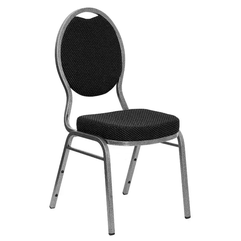 Emma and Oliver Teardrop Back Stacking Banquet Dining Chair