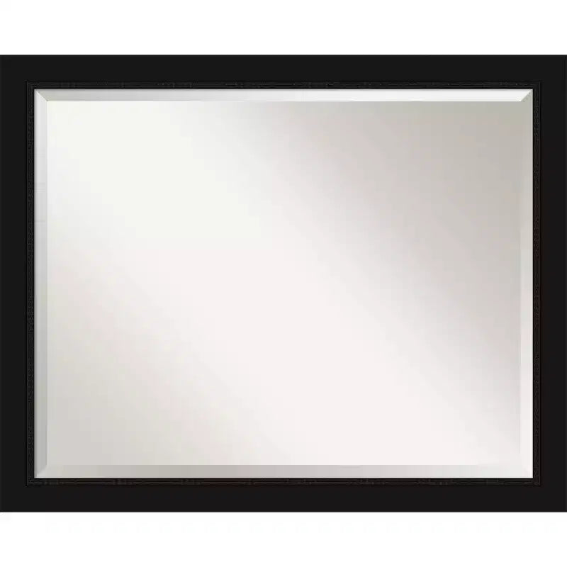 Avon Framed Bathroom Vanity Wall Mirror Black - Amanti Art