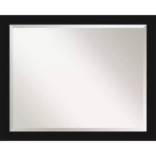 Avon Framed Bathroom Vanity Wall Mirror Black - Amanti Art